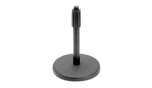 CAD Desk Stand, 9-13” Adjustable Matte Black Stem with 6” Matte Black Base, 3lbs