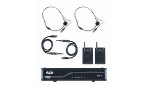CAD UHF Wireless Dual Bodypack Microphone System L Frequency Band