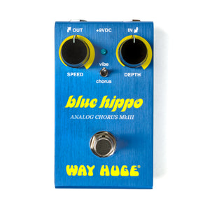 Dunlop Way Huge Electronics Mini Blue Hippo Analog Chorus Effects Pedal