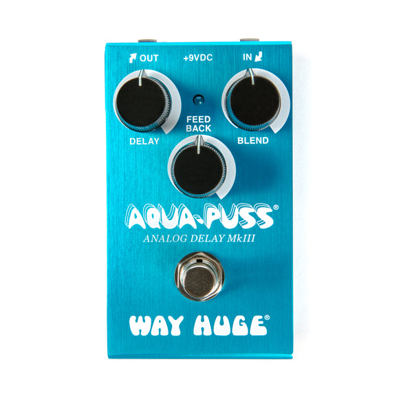Dunlop Way Huge Electronics Mini Aqua-Puss Analog Delay Effects Pedal