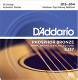 EJ37 Phosphor Bronze 12 String 12-54